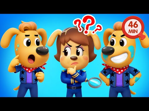 Which One Is the Real Sheriff? | Fun Story | Police Cartoon | Sheriff Labrador