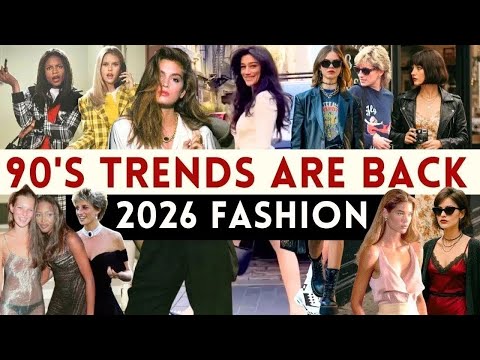 🔴The 90’s Are BACK: Fashion Trends Returning in 2026 | Mia Moda
