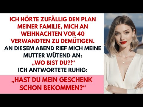 Ich hörte, wie meine Familie mich an Weihnachten demütigen wollte–also schickte ich ihr ein Geschenk