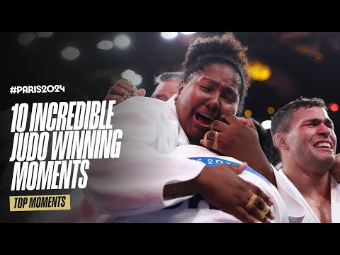 🥋 10 Incredible Judo Winning Moments at #Paris2024 | Top Moments