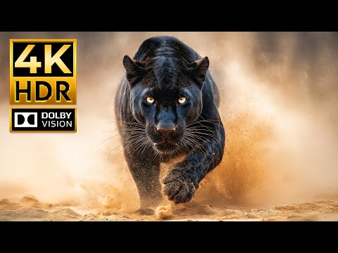The Best 4K HDR 120fps Animal Videos | with cinematic sound (Colorful Animal Life)