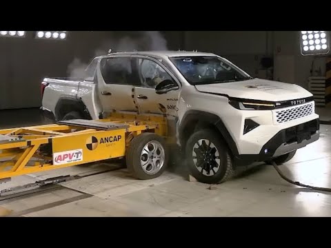 NEW 2026 Toyota Hilux Crash Test - ANCAP 5-Star Safety Rating! Ultimate Durability & Safety