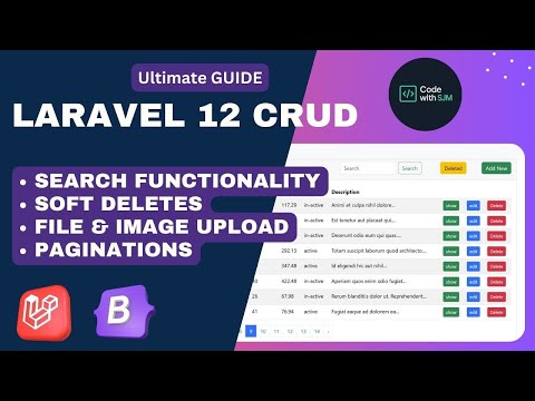 Laravel 12: Epic CRUD Tutorial on Image Upload, Search, Soft Deletes & Validation!