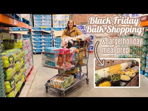 Large Holiday Meal Prep & Bulk Shop