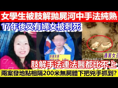 🔴女學生被肢解拋屍河中手法連法醫都比不上！17年後又有婦女被刺死！兩案發地點相隔200米無屍體下把兇手抓到？兇手犯案原因是？｜CC字幕｜Podcast｜日更頻道