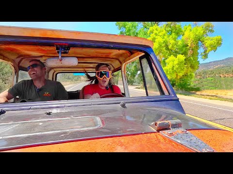 On The Road At Last: First Test Drive Of Michelle's Jeepster!