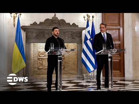 FULL REMARKS: Zelenskiy and Greek PM Mitsotakis Speak to Media After Signing Energy Deals | AC1Z