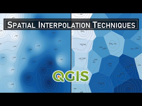Spatial Interpolation Techniques in QGIS