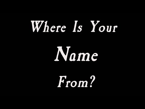 Where Did Your Name Come From? - Live In The Nutmeg Tavern
