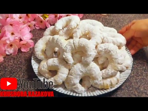 Огизда эрийдиган рогаликлар тайёрлаш! Карамельные рогалики!