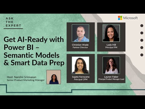 Ask the Expert: Fabric Edition - Get AI-Ready with Power BI – Semantic Models & Smart Data Prep