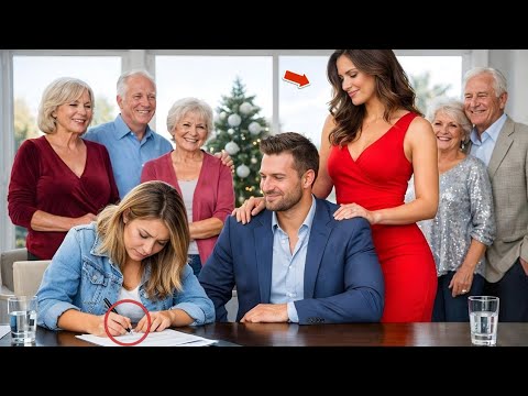 She Signed the Divorce Papers in Tears at the Christmas Party — No One Knew She Was a Billionaire’s