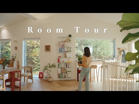 Room TourㅣCafe-like house with a forest view 🏡ㅣVlog