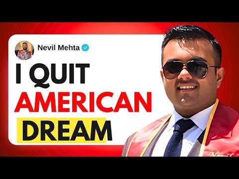 Why He Moved Back To India After 10 Years in USA