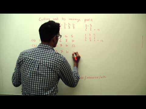 Cutting Rod dynamic programming