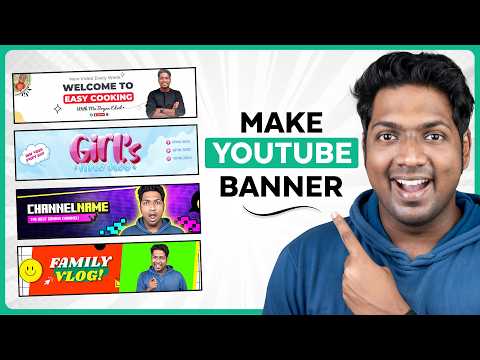 How to Create a YouTube Banner on Your Phone in Minutes 😱 | No PC, No Photoshop!