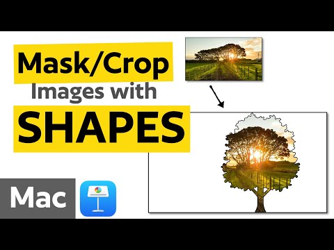 How to Mask/Crop Images with Shapes using Apple Keynote on Mac
