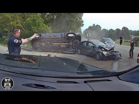 MOST BRUTAL High-Speed Police Chases Caught on Dashcam You Wouldn't Believe if Not Filmed #68