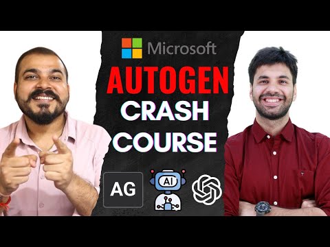 Microsoft Autogen Crash Course | Beginner Friendly | Multi Agent Framework #HelloAgenticAI