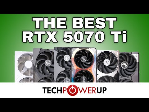 The Best RTX 5070 Ti - 6 Card Review - MSI, Palit, ASUS and Galax