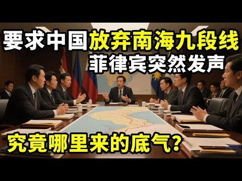 菲律宾突然发声：要求中国放弃南海九段线，究竟哪里来的底气？ #地理科普 #菲律宾 #香格里拉对话会 #南海九段线 #通过地图看世界