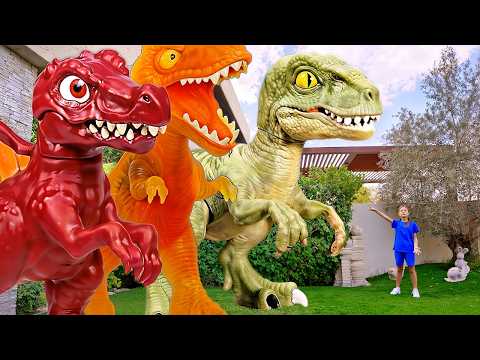 Probamos Dinosaurios Elásticos… ¡Y Se Volvieron Gigantes!