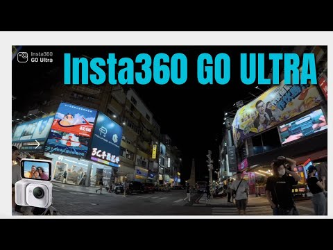 Insta360 Go Ultra Night Market 4K HDR