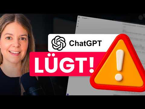 ChatGPT lügt 😧 das musst du unbedingt wissen bevor du KI nutzt ⛔️