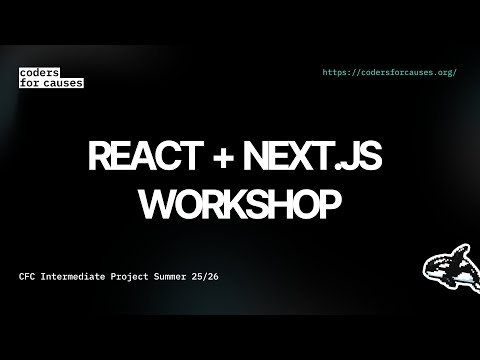 React + Next.js Workshop (Intermediate Project Summer 25/26)