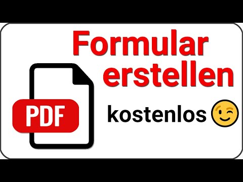 PDF Formular erstellen kostenlos   PDF mit Eingabefeldern zum ausfüllen