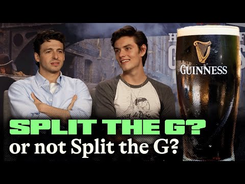 Is it cringy to split the G? Louis Partridge and House of Guinness get heated...