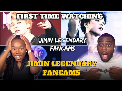 K-POP NEWBIES FIRST TIME WATCHING BTS (방탄소년단) JIMIN LEGENDARY FANCAMS!