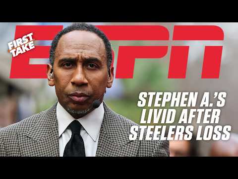Stephen A. vents about the Steelers after loss to the Chargers 😡 ‘I’M DISGUSTED!’ | First Take