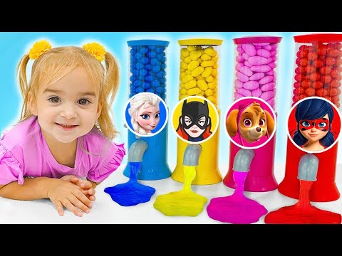 Magic candies turn kids into Superheroes - funny story from Alice