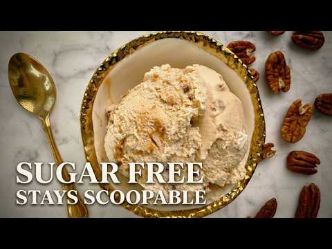 Salted Caramel Pecan Ice Cream (Ultra Creamy, Scoopable & Homemade)
