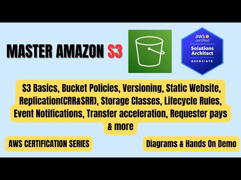 Master AWS S3 | All S3 Concepts | Diagrams & Hands On Demo | AWS SAA |#aws #awscertification