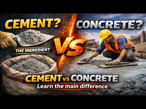 What’s the Difference Between Cement and Concrete?