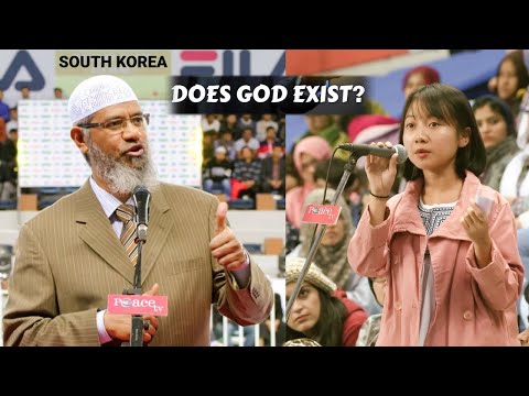 Does God Exist? | Dr. Zakir Naik | South Korea |ENG Speech@ATTAWHEED 