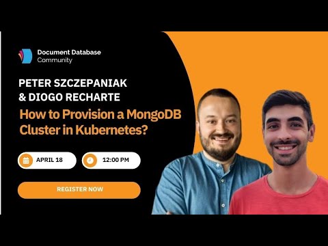 How to Provision a MongoDB Cluster in Kubernetes? | Webinar | Percona