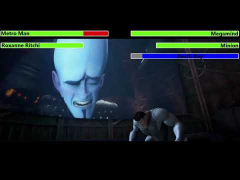 Metro Man vs. Megamind with healthbars (50K Subscriber Special)