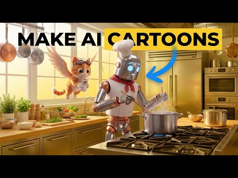 How to Make Animated Cartoon videos with AI (Pixar Qulaity)