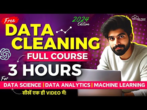 Data Cleaning Full Course for Data Science, Data Analysis, Machine Learning [FREE] - 2024 Edition