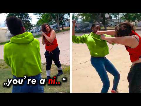 Karen SAYS N-Word &amp; Gets Her A$$ WHUPPED..