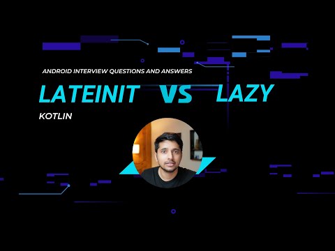 lateinit vs lazy in Kotlin | Amit Shekhar | @OutcomeSchool
