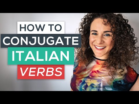 How to Conjugate Italian Verbs in 3 Steps 🇮🇹 FREE PDF [Italian for Beginners]