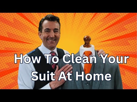 How To Clean a Suit (Without Dry Cleaning)