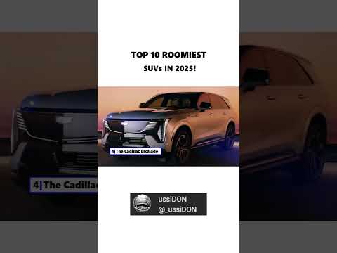 Top 10 Roomiest SUVs in 2025!