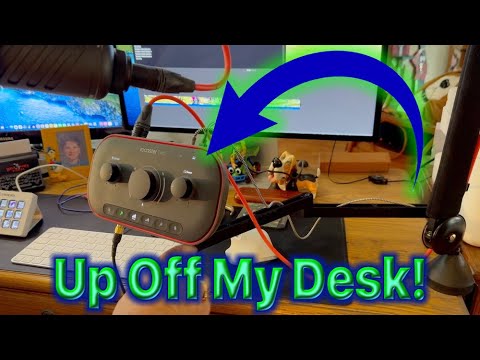 Attaching an Audio Interface to a Boom Arm — Getting the Vocaster Two off my desk