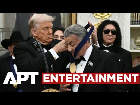 Sylvester Stallone, KISS & Gloria Gaynor Honored at White House Kennedy Center Ceremony | APT