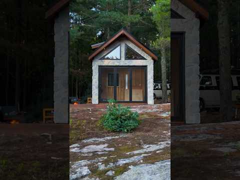 Muskoka ASMR 🌲 This is my biggest project in years. New build video out this weekend. #woods